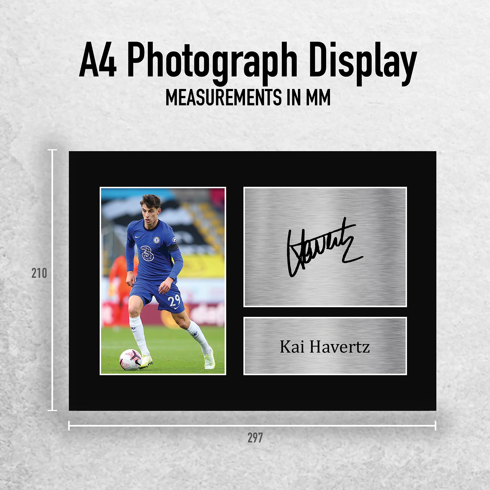HWC Trading A4 Kai Havertz Presents Printed Signed Autograph